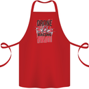 Drone Racing Pilot Cotton Apron 100% Organic Red