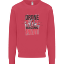 Drone Racing Pilot Kids Sweatshirt Jumper Heliconia