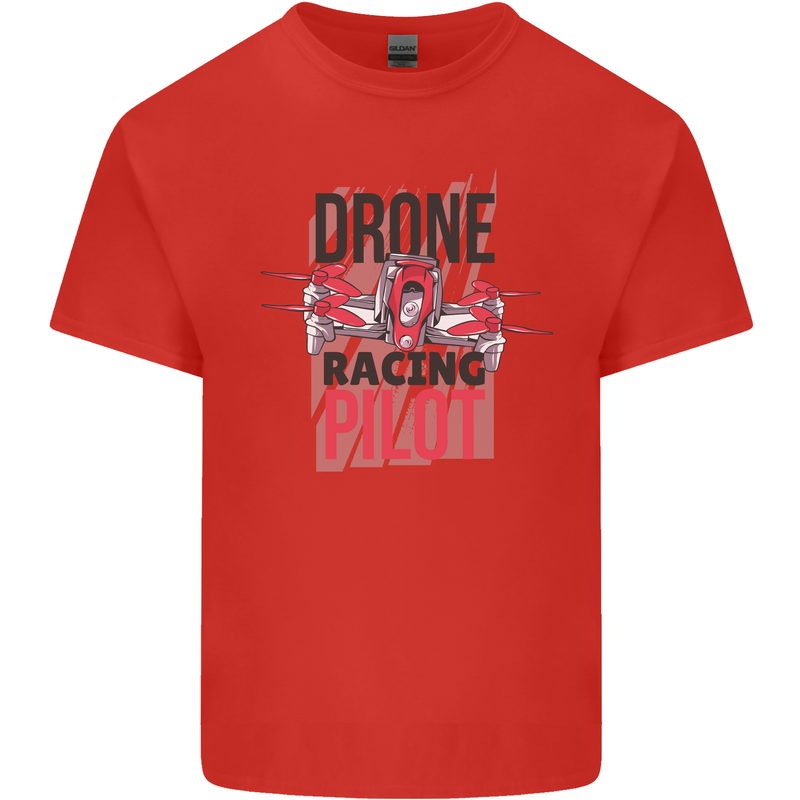 Drone Racing Pilot Kids T-Shirt Childrens Red