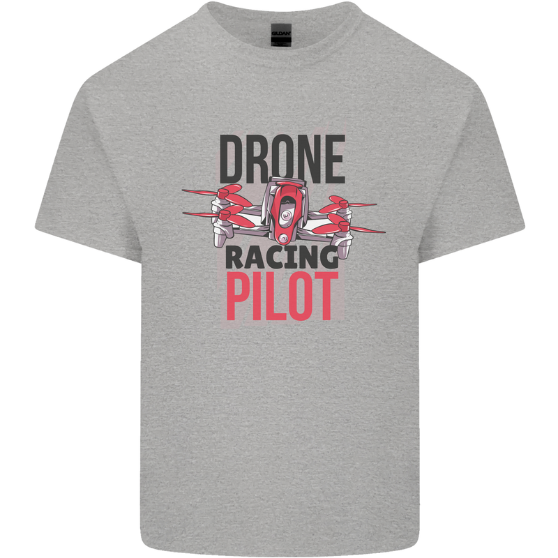 Drone Racing Pilot Kids T-Shirt Childrens Sports Grey