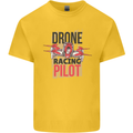 Drone Racing Pilot Kids T-Shirt Childrens Yellow
