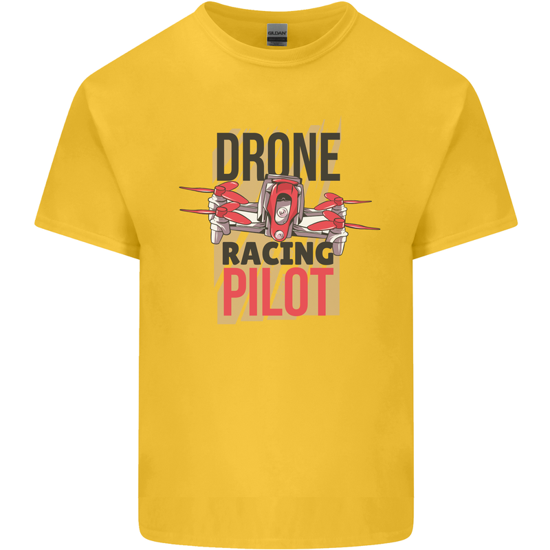 Drone Racing Pilot Kids T-Shirt Childrens Yellow