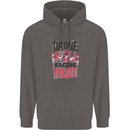 Drone Racing Pilot Mens 80% Cotton Hoodie Charcoal