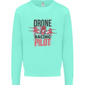 Drone Racing Pilot Mens Sweatshirt Jumper Peppermint