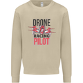 Drone Racing Pilot Mens Sweatshirt Jumper Sand