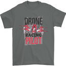 Drone Racing Pilot Mens T-Shirt 100% Cotton Charcoal