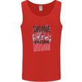 Drone Racing Pilot Mens Vest Tank Top Red