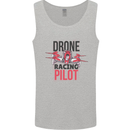 Drone Racing Pilot Mens Vest Tank Top Sports Grey