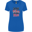 Drone Racing Pilot Womens Wider Cut T-Shirt Royal Blue