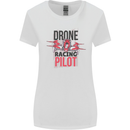 Drone Racing Pilot Womens Wider Cut T-Shirt White