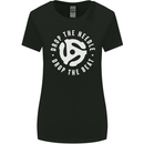 Drop the Needle DJ Turntable Decks Vinyl Womens Wider Cut T-Shirt Black
