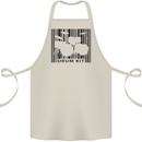 Drum Kit Barcode Drummer Drumming Cotton Apron 100% Organic Natural