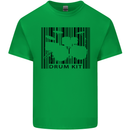 Drum Kit Barcode Drummer Drumming Kids T-Shirt Childrens Irish Green