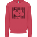 Drum Kit Barcode Drummer Drumming Mens Sweatshirt Jumper Heliconia
