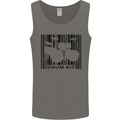 Drum Kit Barcode Drummer Drumming Mens Vest Tank Top Charcoal