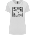 Drum Kit Barcode Drummer Drumming Womens Wider Cut T-Shirt White