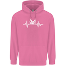 Drum Kit Pulse ECG Drum Drummer Drumming Mens 80% Cotton Hoodie Azelea