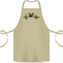 Drum Kit Pulse ECG Drummer Drumming Drum Cotton Apron 100% Organic Khaki