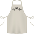 Drum Kit Pulse ECG Drummer Drumming Drum Cotton Apron 100% Organic Natural