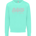 Drum and Bass Monkeys DJ Headphones Music Mens Sweatshirt Jumper Peppermint