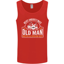 Drumming An Old Man Drummer Drum Funny Mens Vest Tank Top Red