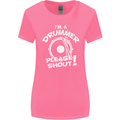 Drumming I'm a Drummer Please Shout Funny Womens Wider Cut T-Shirt Azalea