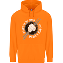 Drumming Weapons of Mass Percussion Funny Childrens Kids Hoodie Orange