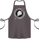 Drumming Weapons of Mass Percussion Funny Cotton Apron 100% Organic Dark Grey