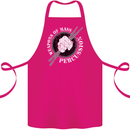 Drumming Weapons of Mass Percussion Funny Cotton Apron 100% Organic Pink