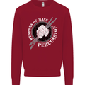 Drumming Weapons of Mass Percussion Funny Kids Sweatshirt Jumper Red