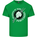 Drumming Weapons of Mass Percussion Funny Kids T-Shirt Childrens Irish Green
