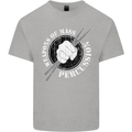 Drumming Weapons of Mass Percussion Funny Kids T-Shirt Childrens Sports Grey
