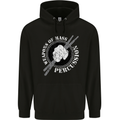 Drumming Weapons of Mass Percussion Funny Mens 80% Cotton Hoodie Black