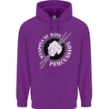 Drumming Weapons of Mass Percussion Funny Mens 80% Cotton Hoodie Purple