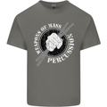 Drumming Weapons of Mass Percussion Funny Mens Cotton T-Shirt Tee Top Charcoal