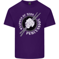 Drumming Weapons of Mass Percussion Funny Mens Cotton T-Shirt Tee Top Purple