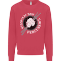Drumming Weapons of Mass Percussion Funny Mens Sweatshirt Jumper Heliconia