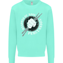 Drumming Weapons of Mass Percussion Funny Mens Sweatshirt Jumper Peppermint