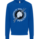 Drumming Weapons of Mass Percussion Funny Mens Sweatshirt Jumper Royal Blue