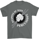 Drumming Weapons of Mass Percussion Funny Mens T-Shirt Cotton Gildan Charcoal