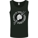 Drumming Weapons of Mass Percussion Funny Mens Vest Tank Top Black