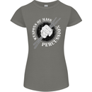 Drumming Weapons of Mass Percussion Funny Womens Petite Cut T-Shirt Charcoal