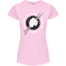 Drumming Weapons of Mass Percussion Funny Womens Petite Cut T-Shirt Light Pink