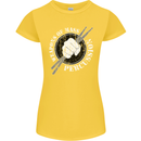 Drumming Weapons of Mass Percussion Funny Womens Petite Cut T-Shirt Yellow