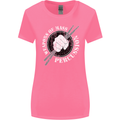 Drumming Weapons of Mass Percussion Funny Womens Wider Cut T-Shirt Azalea