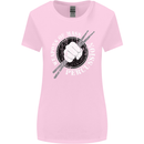 Drumming Weapons of Mass Percussion Funny Womens Wider Cut T-Shirt Light Pink