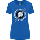 Drumming Weapons of Mass Percussion Funny Womens Wider Cut T-Shirt Royal Blue