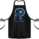 Drumming on the Brain Drummer Drum Funny Cotton Apron 100% Organic Black