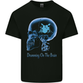 Drumming on the Brain Drummer Drum Funny Mens Cotton T-Shirt Tee Top Black