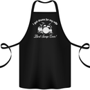 Drums for My Wife Drummer Drumming Cotton Apron 100% Organic Black